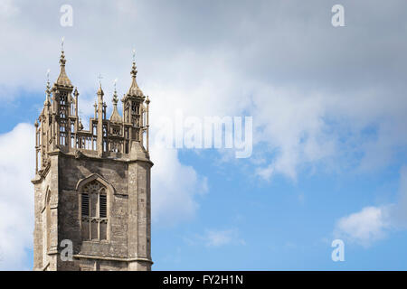 St Mary's Parish Church, Thornbury, la fin du moyen âge l'église gothique perpendiculaire de c. 1500, dans la Loire. Banque D'Images