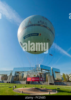 Generali ballon dans le Parc André Citroën, Paris, France Banque D'Images