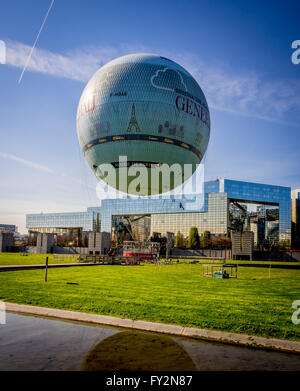 Generali ballon dans le Parc André Citroën, Paris, France Banque D'Images