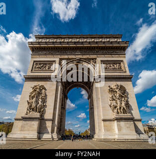 Arc de Triomphe, Paris, France. Banque D'Images