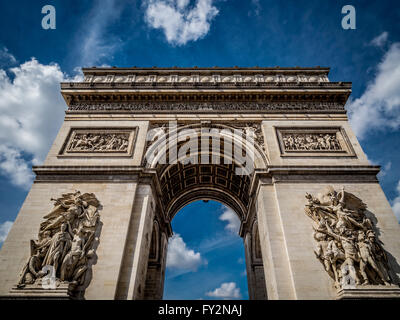 Arc de Triomphe, Paris, France. Banque D'Images