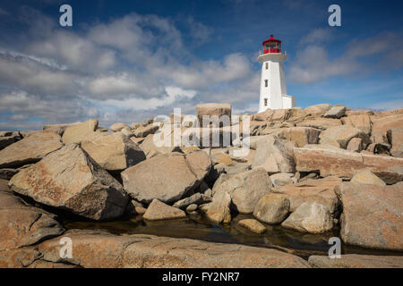 Le phare de Peggy's Cove Banque D'Images