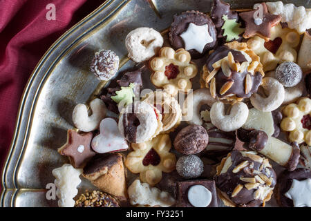 Des biscuits de Noël, République Tchèque Banque D'Images