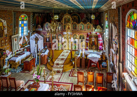 L'église orthodoxe Saint Nikity à Kostomloty, Pologne, Europe Banque D'Images