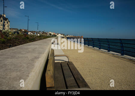 La promenade de Donaghadee Banque D'Images