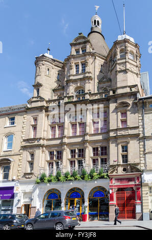 San Carlo restaurant Italien dans immeuble historique de Granby Street, Leicester Banque D'Images