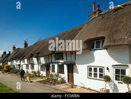 Anne Boleyn Cottages, Tring Road, Wendover, Buckinghamshire, Angleterre. Banque D'Images