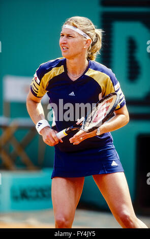 Steffi Graf (GER) participent à l'Open de France 1999 . Banque D'Images