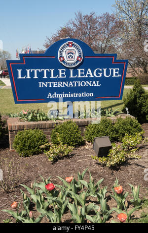 La petite ligue de baseball et softball Siège International, Williamsport, en Pennsylvanie, USA Banque D'Images