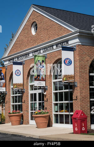 La petite ligue de baseball et softball Siège International, Williamsport, en Pennsylvanie, USA Banque D'Images