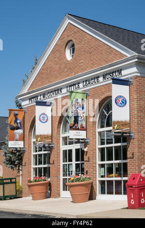 La petite ligue de baseball et softball Siège International, Williamsport, en Pennsylvanie, USA Banque D'Images
