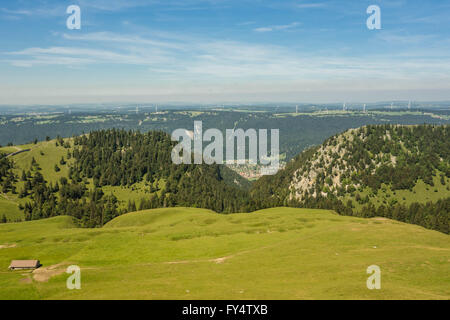 Suisse, Jura, vue de dessus Banque D'Images