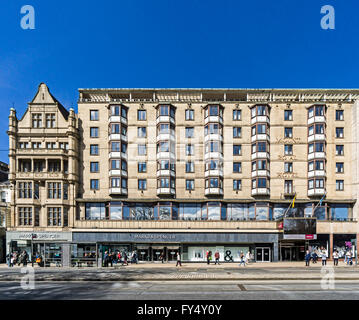 Magasin Marks & Spencer dans Princes Street Edinburgh Scotland Banque D'Images