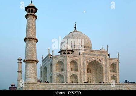 Taj Mahal, Agra, Uttar Pradesh, Inde Banque D'Images