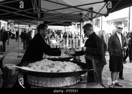 Marché alimentaire Rue Worthing Banque D'Images