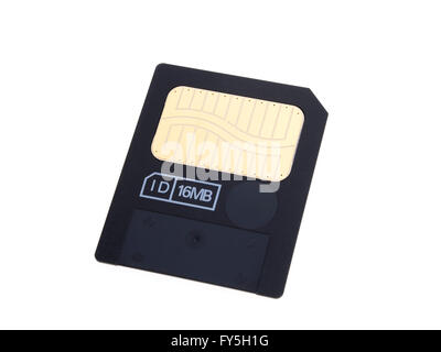 Smart Media 16MB carte mémoire carte mémoire flash. Mis au point par Toshiba et lancé en 1995 Banque D'Images