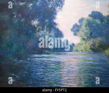 Branche de la Seine près de Giverny, bras de Seine pres de Giverny, Claude Monet, 1897, Musée d'Orsay, Paris, France Banque D'Images