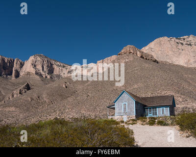 Williams Ranch, Guadalupe Mountains National Park, Texas. Banque D'Images