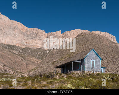 Williams Ranch, Guadalupe Mountains National Park, Texas. Banque D'Images