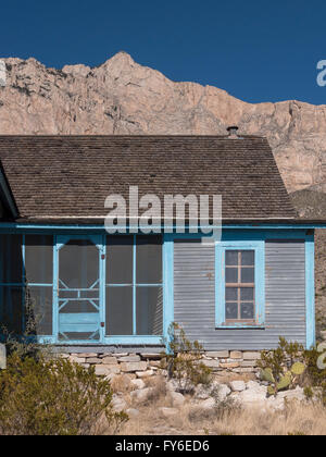 Williams Ranch, Guadalupe Mountains National Park, Texas. Banque D'Images