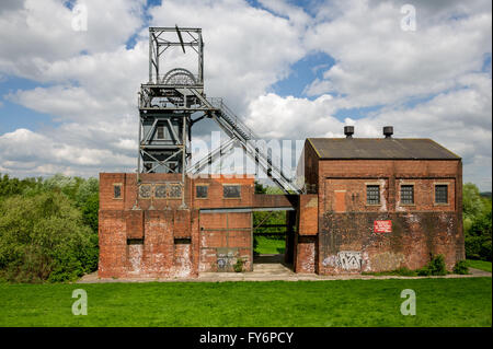 Barnsley Main Collier tête de puits plus de bobinage South Yorkshire UK Banque D'Images