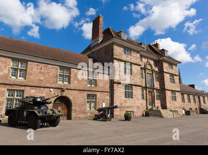 Monmouth regimental museum à côté du château de la vallée de la Wye Pays de Galles uk attraction touristique Banque D'Images