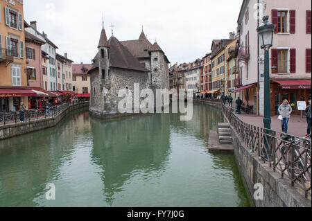 12e siècle Palais de l'Isle, Annecy en France Banque D'Images