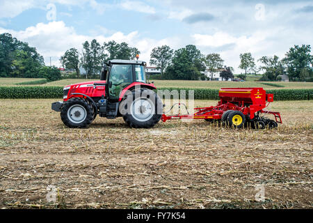 Tracteur à montrer les progrès accomplis en 2015 Ag jours State College, en Pennsylvanie. Banque D'Images