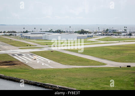 Peter O. Knight sur l'aéroport de Tampa en Floride Îles Davis un aéroport pour avions légers Banque D'Images