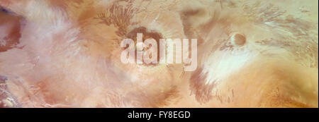 Surface de la planète Mars. Éléments de cette image fournie par la NASA Banque D'Images