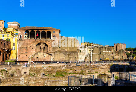 Casa dei Cavalieri di Rodi au Forum d'Auguste à Rome Banque D'Images