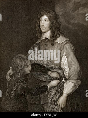 George Goring, Lord Goring, 1608-1657, un soldat royaliste Anglais Banque D'Images