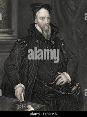 Ambrose Dudley, 3 comte de Warwick, c. 1530-1590, un noble anglais général et Banque D'Images