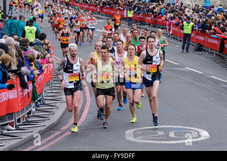 The Virgin Money London Marathon, Londres Angleterre Royaume-Uni Banque D'Images