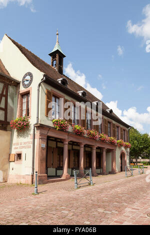 Musée, maison natale d'Albert Schweitzer, Kaysersberg, Alsace, France Banque D'Images