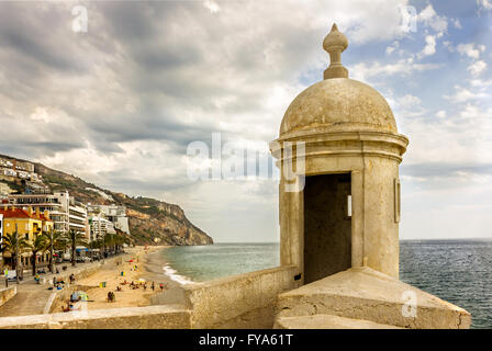 Sesimbra - Côte Atlantique portugais Banque D'Images