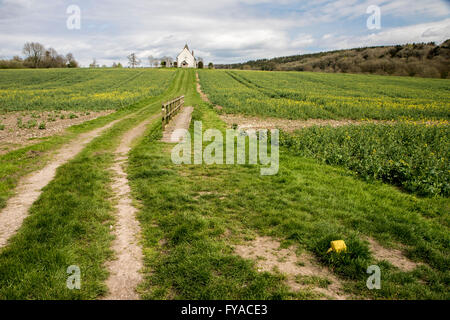 Campagne du Hampshire Banque D'Images