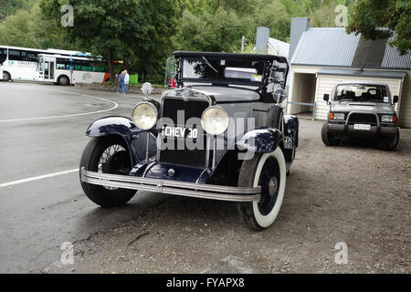 1930 Chevrolet Universal Vintage car vu à Arrowtown, île du Sud, Nouvelle-Zélande Banque D'Images