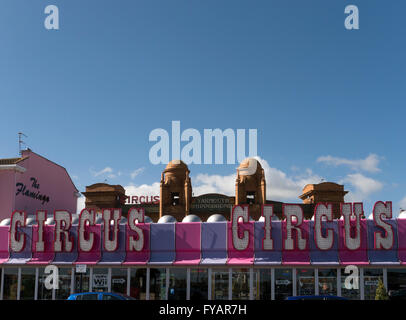 Animations traditionnelles de bord de mer sur le front de mer de Great Yarmouth, Norfolk, Angleterre Banque D'Images