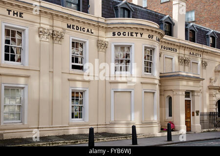 Maison Lettsom, Chandos Street, Londres. Siège de la Société médicale de Londres, l'une des plus anciennes sociétés médicales au Royaume-Uni Banque D'Images