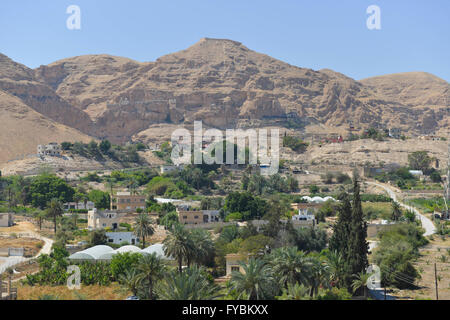 Jérusalem, USA. 18 avr, 2016. La ville de Jéricho, une ville ancienne et oasis en Cisjordanie. La vie à Jérusalem, Israël et la Palestine est dit être lentement à la normale après des mois d'attaques au cours de laquelle 28 Israéliens et deux américains ont été tués par des attentats palestiniens, l'un par un bus piégé, et au moins 188 Palestiniens tués par des tirs israéliens. © Jay Egelsbach/ZUMA/Alamy Fil Live News Banque D'Images