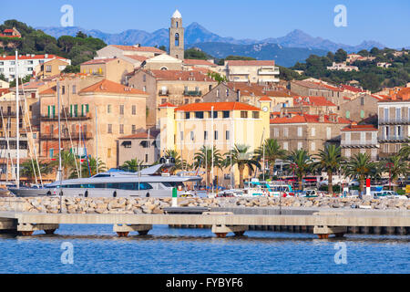 Port de Propriano, région sud de la Corse, France Banque D'Images