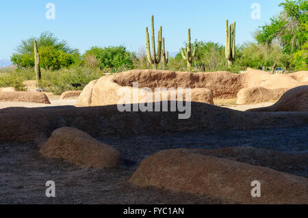 Casa Grande Ruins National Monument Banque D'Images