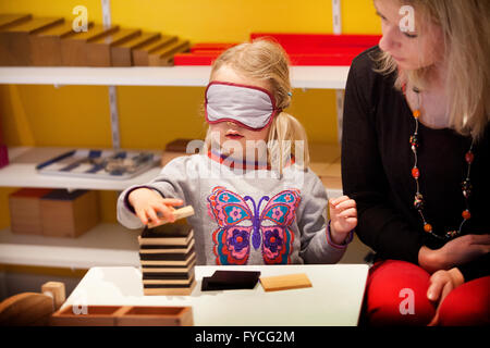 ÉCOLE MATERNELLE Banque D'Images