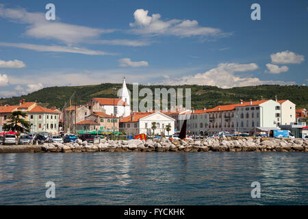 Paysage urbain, Izola, côte Adriatique, littoral slovène, la Slovénie Banque D'Images