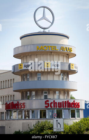 Avus Motel, quartier Westend, Berlin, Allemagne Banque D'Images