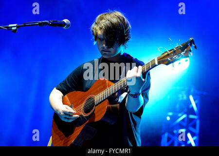 BILBAO, ESPAGNE - 31 OCT : Tremper (band) performance live à Bime Festival le 31 octobre 2014 à Bilbao, en Espagne. Banque D'Images