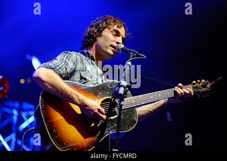 BILBAO, ESPAGNE - 31 OCT : Le Barr Brothers (band) performance live à Bime Festival le 31 octobre 2014 à Bilbao, en Espagne. Banque D'Images