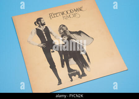 Couvrir de Fleetwood Mac rumeurs album en vinyle et d'art originale Banque D'Images