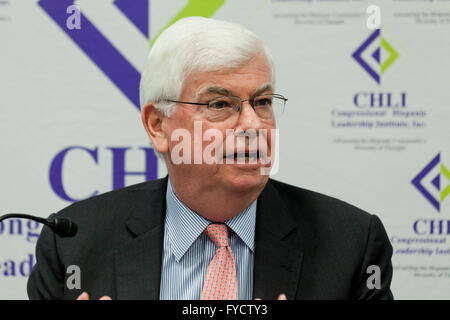 Ancien sénateur du Connecticut Christopher Dodd - Washington, DC USA Banque D'Images